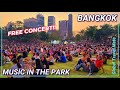 Central Forest Park Bangkok FREE Concert MED Music in the Park 2024 🇹🇭 Thailand