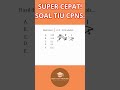 SOAL TIU CPNS HITUNG CEPAT(4). #shorts  AND #reels