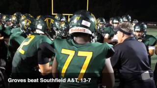 Watch Birmingham Groves football team sing \