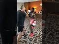 Yannick Bahati smashing pads with coach John Gillies #bellator #mma