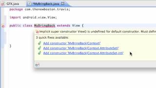 Android Application Development Tutorial 63 Using a Constructor to pass Context