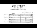 Ernő Dohnányi - String Quartet No. 2 in D-Flat Major, Op. 15