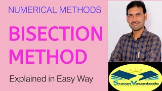 BISECTION METHOD IN TELUGU @VATAMBEDUSRAVANKUMAR