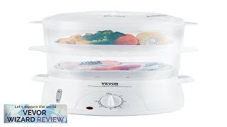 VEVOR Electric Food Steamer 7.4Qt/7L Electric Vegetable Steamer with 2-Tier Stackable Review