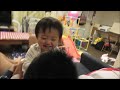 一歳児、パパのキス全力拒否してビンタの嵐　～don t kiss me dad~