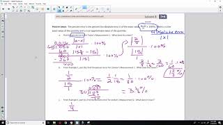 Math 7 Module 4 Lesson 8 Video