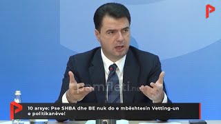 10 arsye: Pse SHBA dhe BE nuk do e mbështesin Vetting-un e politikanëve!