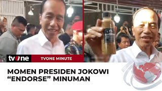 Presiden Jokowi “Endorse” Minuman Emak-Emak di Pasar | tvOne Minute