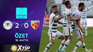Merkur-Sports | T. Konyaspor (2-0) MH Kayserispor - Highlights/Özet | Trendyol Süper Lig - 2023/24
