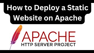 How to Deploy a Static Website on Apache Web Server || Install Apache || Configure domain name