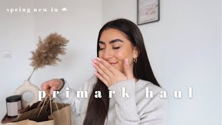 Spring Primark Try On Haul | new in clothing, accessories & home | neutral minimalistic style
