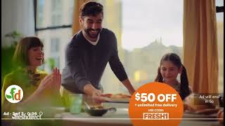 Fresh Direct: Food That Delivers You June 2023 YouTube Ad