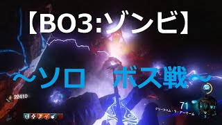 【BO3:ゾンビ】〜ソロ ボス戦〜