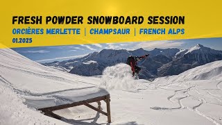 Pow day at Orcieres Merlette | Champsaur | Hautes Alpes | french Alps