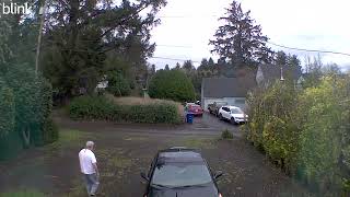 Blink mini cam motion detection can work through windows.