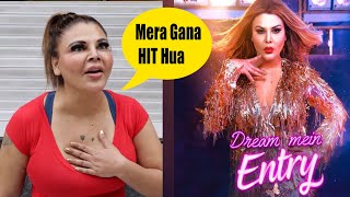 Rakhi Sawant FUNNY Reaction On Own Song - Dream Mein Entry