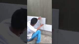 Tile installation,បិទការ៉ូស្អាត#Shorts