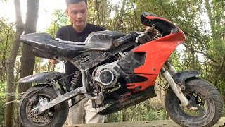 Restoration MotoGP HONDA SPOSRT old | Restore motorbike two-stroke racing