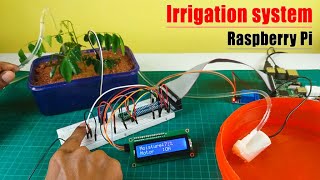 How to make an irrigation monitoring system with Raspberry Pi board | Raspberry Pi Projects