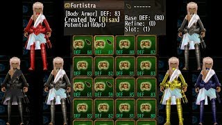Crafting BEST ARMORS In Game Fortistra Toram Online 2017 HD |