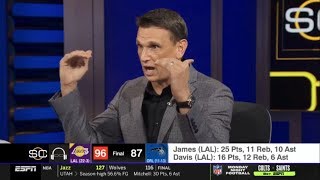 Tim Legler EXCITED LeBron (25 Pts) 6th Triple-Double as Lakers def Magic 96-87; AD: 16 Pts