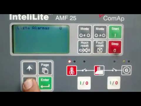 Manejo Del Intelilite Amf25 Planta De Emergencia Electrica Youtube