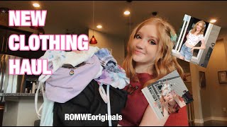 New SUMMER SALE Clothing Haul ~ Unboxing \u0026 Modeling Originals From ROMWE!