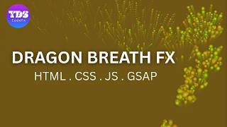 Dragon Breath FX ๐ | Interactive Fire Particle Animation with HTML, CSS & JavaScript