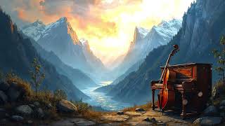 Relaxing music 05 : Piano & double bass mountain theme 05