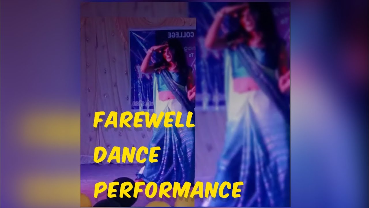 Unforgettable Farewell Dance Performance Mba Department Youtube