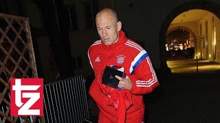 Arjen Robben schwer verletzt - Schock beim FC Bayern München