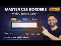 CSS Border Tutorial for Beginners | Width, Style & Color Explained | Lesson 23 (2026)