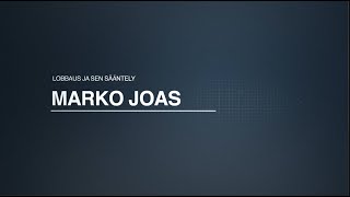 Kaksien sääntöjen Eurooppa - Marko Joas