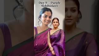 నవరాత్రి Day 9/9 looks #navratrispecial #navratri #saree #sareefashion #dasara