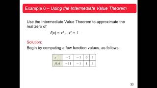 3-2 Intermediate Value Theorem