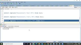 Oracle Replace and Translate functions