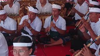 Tabuh  PENGECEK    karya ngenteg linggih pedudusan agung di pura puseh banjarsayan desa werdi buana