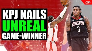 KPJ Nails UNREAL Buzzer Beater Against The Wizards 😱 | Highlights #Shorts