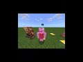 Peps pig but it’s Minecraft