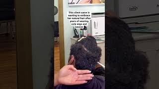 NATURAL HAIR RECOVERY | BIG CHOP TUTORIAL | CURLY CUT |