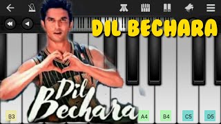 Dil Bechara on piano | piano cover | sushant Singh rajput | mobile drumming | A.R.Rahman | #walkband