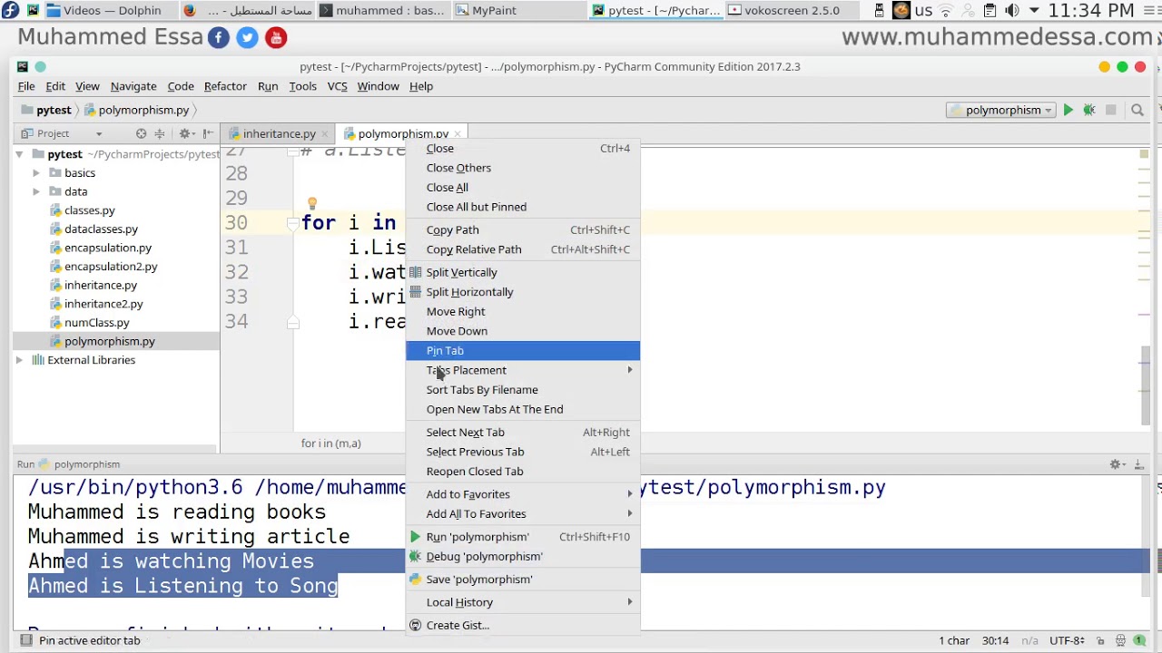 53 Python 3 Oop Polymorphism Youtube