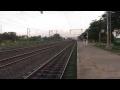 wap 6 ex first rajdhani = 130 kmph blistering action through chord