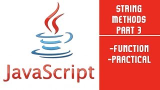 Java Script | String Methods | Part 3 | Lecture 20