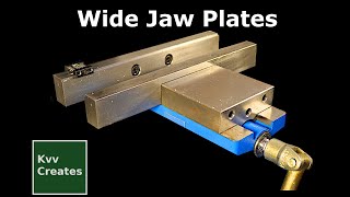 Wide Kurt vise jaw plates replacement