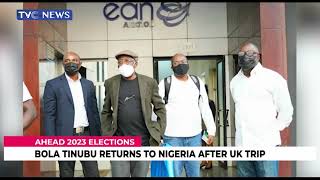 (WATCH VIDEO) Tinubu Arrives Nigeria After UK Trip