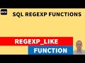 REGEXP_LIKE SQL function | REGEXP in SQL