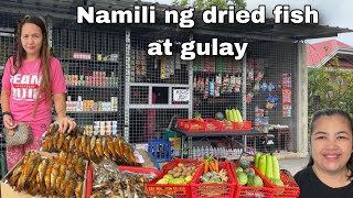 Namili ng dried fish at gulay  | Salamat po ulit @MotherUnengVlog