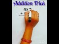 Addition Trick #Shorts tricks#Math shorts