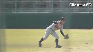 《中学硬式》【野村謙二郎杯】   安佐ボーイズ 対 東岡山ボーイズ   【試合開始～選手紹介】